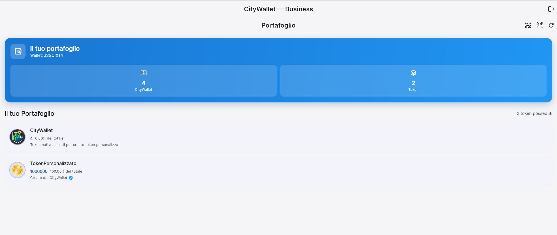 Verifica business completata